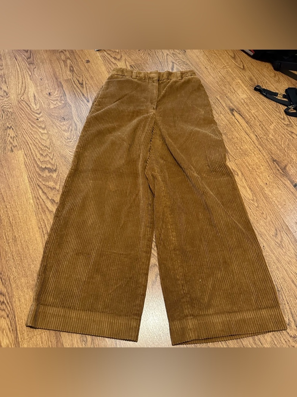 COS Wide-Leg Corduroy Pants in Brown